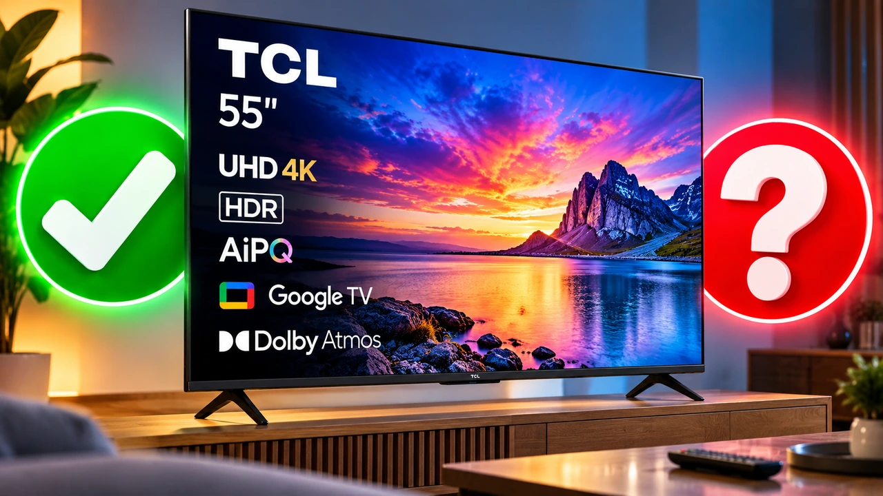 ¿La TCL 55P6K es buena y merece la pena comprarla?