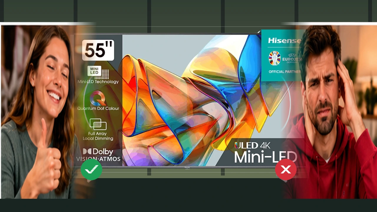 ¿Resulta aconsejable comprar TV Mini LED 55" - Hisense 55U6KQ por lo que ofrece?